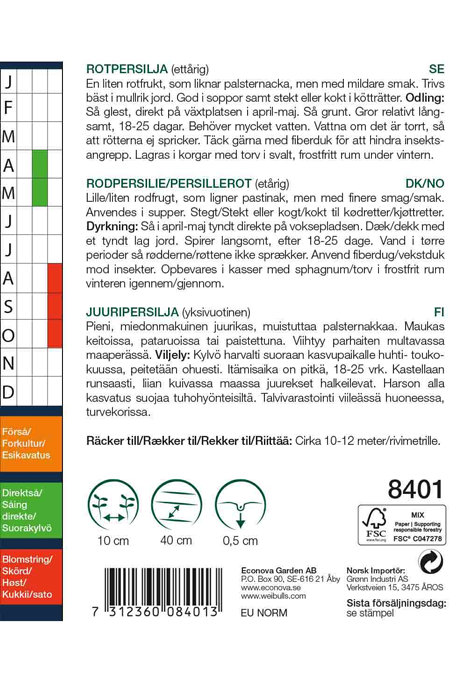 Persillerot "Halblange"